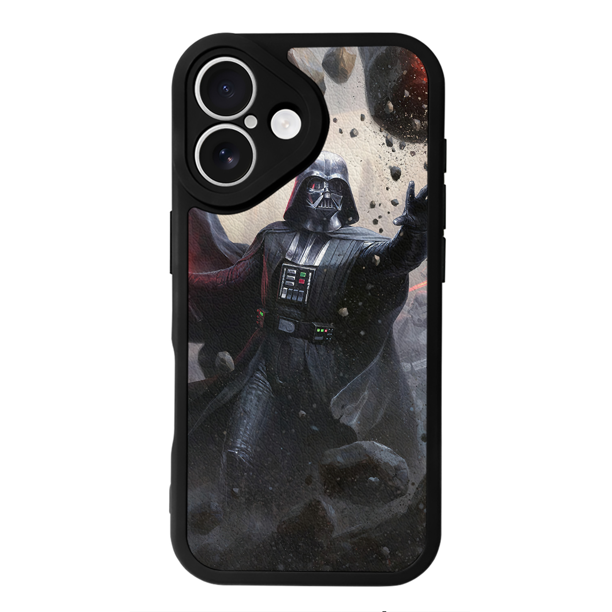 （画像用） スター・ウォーズ Star Wars 【iPhone 16シリーズ対応】シリコンスマホケース（レザー調） 材質：シリコン